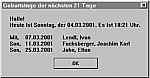 Beispiel der Geburtstagserinnerung bei Windows-Start Beispiel der Geburtstagserinnerung bei Windows-Start